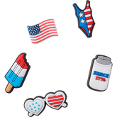 USA 5 Pack Jibbitz Shoe Charm | Crocs US