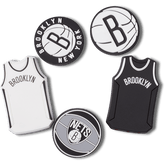 NBA Brooklyn Nets 5 Pack Jibbitz™ charms | Crocs for sale