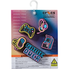 Lights Up Neon Gamer 5 Pack Jibbitz™ charms | Crocs online
