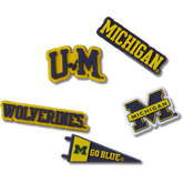 University of Michigan 5 Pack Jibbitz™ charms | Crocs sale