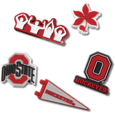 Ohio State University 5 Pack Jibbitz™ charms | Crocs outlet