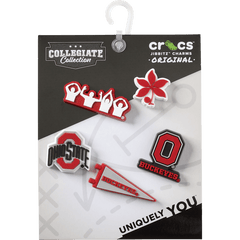 Ohio State University 5 Pack Jibbitz™ charms | Crocs outlet