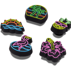 Lights Up Neon 5 Pack Jibbitz™ charms | Crocs sale