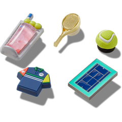 Day at The Tennis Court 5 Pack Jibbitz™ charms | Crocs for sale