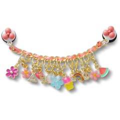 Pink Adjustable Charm Chain Jibbitz™ charms | Crocs discount