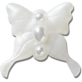 Meta Jelly White Butterfly Jibbitz™ charms | Crocs outlet