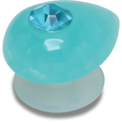 Aquamarine March Birthstone Collection Jibbitz™ charms | Crocs near me