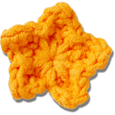 Crafted Crochet Orange Star Jibbitz™ charms | Crocs discount