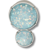 Opalescent Meta Double Gem Jibbitz™ charms | Crocs near me
