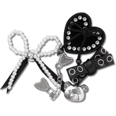 Indie Luxe Silver 5 Pack Jibbitz™ charms | Crocs on sale