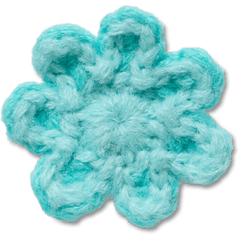 Crochet Blue Flower Jibbitz™ charms | Crocs sale