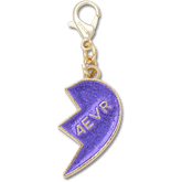 Purple Glitter BFF Charm Right Jibbitz Shoe Charm | Crocs US