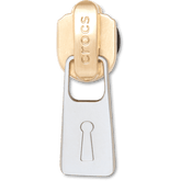 Gold and Silver Zipper Jibbitz™ charms | Crocs discount