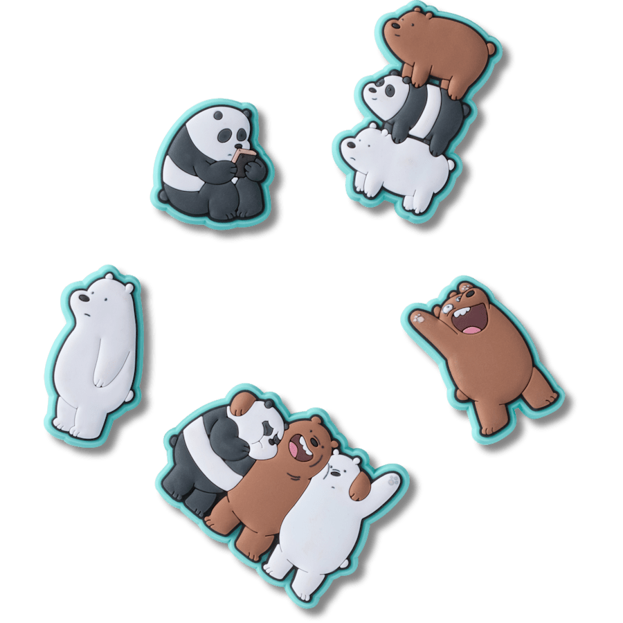 We Bare Bears 5 Pack Jibbitz™ charms | Crocs for sale