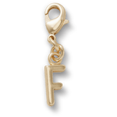 Gold Letter F Charm Jibbitz™ charms | Crocs outlet
