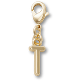 Gold Letter T Charm Jibbitz™ charms | Crocs online