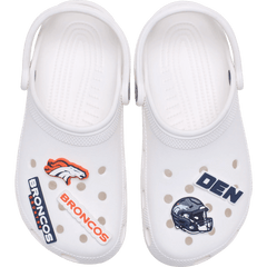 NFL Denver Broncos 5 Pack Jibbitz Shoe Charm | Crocs on sale