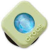 Green PVC Square SMT Gem Jibbitz™ charms | Crocs outlet