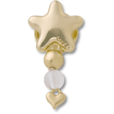Gold Star with Heart Dangle Jibbitz™ charms | Crocs for sale