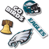 NFL Philadelphia Eagles 5 Pack Jibbitz Shoe Charm | Crocs outlet