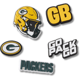 NFL Green Bay Packers 5 Pack Jibbitz Shoe Charm | Crocs sale