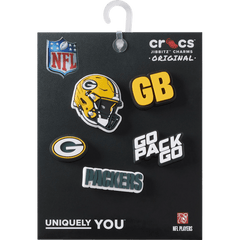 NFL Green Bay Packers 5 Pack Jibbitz Shoe Charm | Crocs sale