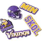 NFL Minnesota Vikings 5 Pack Jibbitz Shoe Charm | Crocs on sale