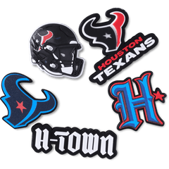 NFL Houston Texans 5 Pack Jibbitz Shoe Charm | Crocs sale