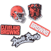 NFL Cleveland Browns 5 Pack Jibbitz Shoe Charm | Crocs for sale
