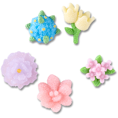 Beaded Flowers 5 Pack Jibbitz™ charms | Crocs sale