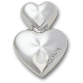 Silver Double Heart Jibbitz™ charms | Crocs for sale