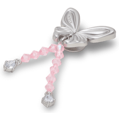 Silver Beaded Meta Butterfly Jibbitz™ charms | Crocs sale