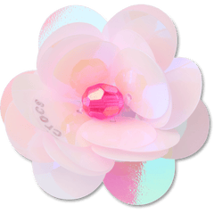 Sequin Pink Flower Jibbitz™ charms | Crocs outlet