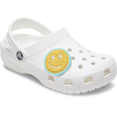 Mega Chenille Happy Face Jibbitz™ charms | Crocs outlet