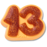 Orange Sparkly Number 13 Jibbitz™ charms | Crocs discount