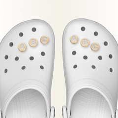 Gold Letter A-Z Jibbitz Shoe Charm | Crocs online