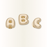 Gold Bubble Letter A-Z Jibbitz™ charms | Crocs US