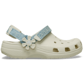 Kids’ Classic Denim Flower Adjustable Backstrap Clog | Crocs US