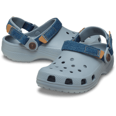 Kids' Classic Denim Adjustable Backstrap Clog | Crocs near me