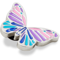 Multi Purple Butterfly Jibbitz Shoe Charm | Crocs discount