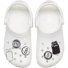 NBA Brooklyn Nets 5 Pack Jibbitz™ charms | Crocs for sale