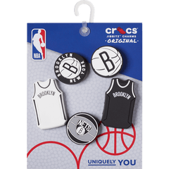 NBA Brooklyn Nets 5 Pack Jibbitz™ charms | Crocs for sale