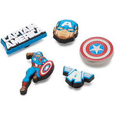 Captain America 5 Pack Jibbitz™ charms | Crocs US