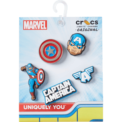 Captain America 5 Pack Jibbitz™ charms | Crocs US