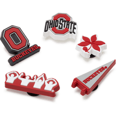 Ohio State University 5 Pack Jibbitz™ charms | Crocs outlet