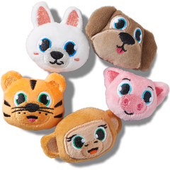 Fuzzy Animal 5 Pack Jibbitz™ charms | Crocs on sale