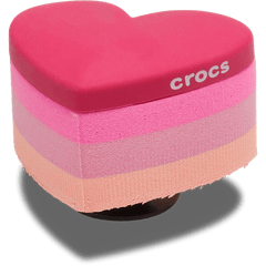 Stacked Pink Heart Jibbitz™ charms | Crocs US