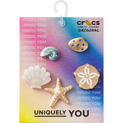Gold Seashell 5 Pack Jibbitz™ charms | Crocs discount