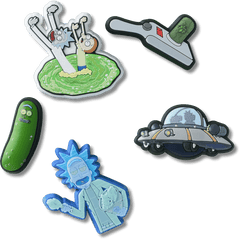 Rick and Morty 5 Pack Jibbitz™ charms | Crocs outlet