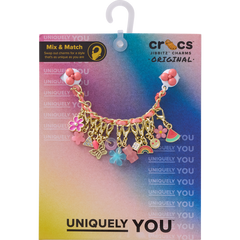 Pink Adjustable Charm Chain Jibbitz™ charms | Crocs discount